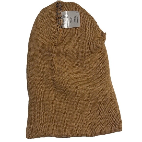 TEK Thermal Energy Knits Beanie Hat Tan Brown One Size Lightweight Stretch Knit - Picture 3 of 8